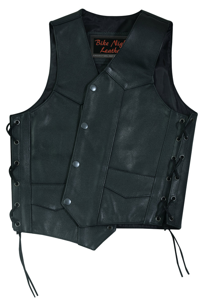 DS1726 Kids Traditional Style Side Lace Vest  Thunderbird Speed Shop