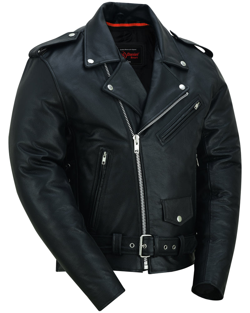 DS759 Men's Eagle Embossed Live To Ride - Ride To Live Classic Black  Thunderbird Speed Shop