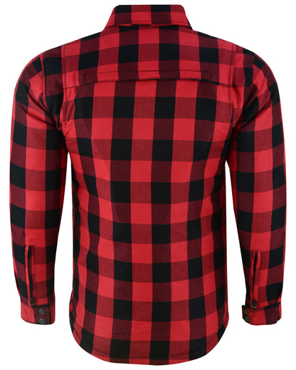 DS4671 Armored Flannel Shirt - Red  Thunderbird Speed Shop