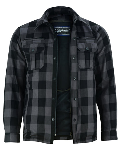 DS4670 Armored Flannel Shirt - Gray  Thunderbird Speed Shop