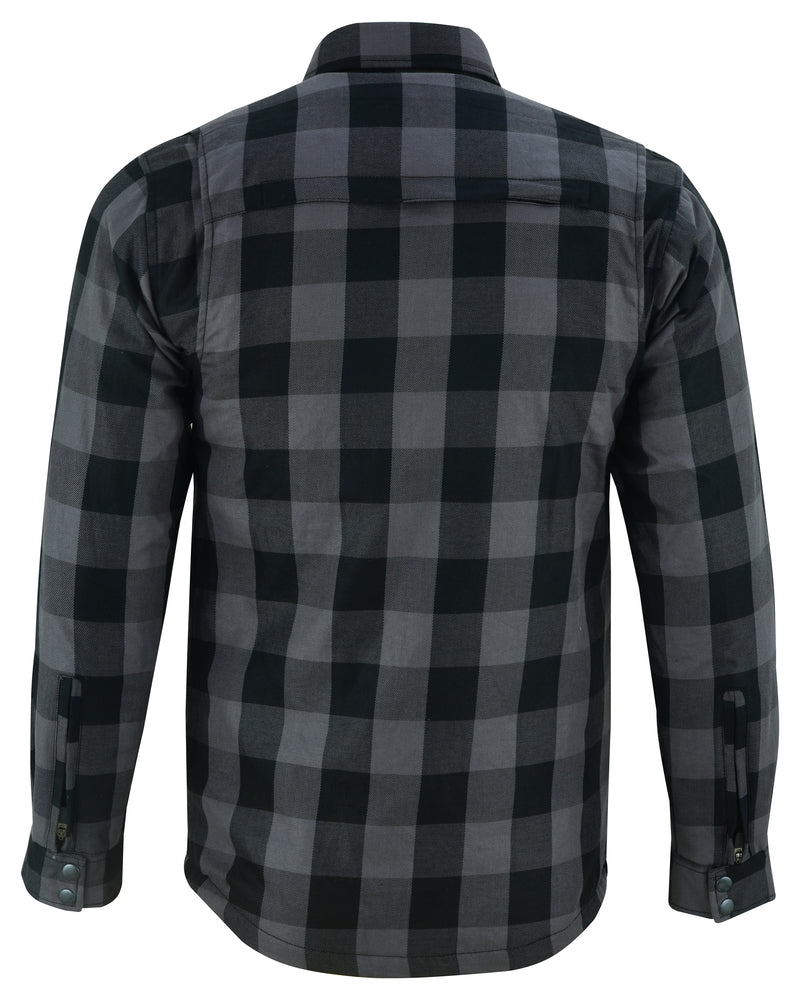 DS4670 Armored Flannel Shirt - Gray  Thunderbird Speed Shop