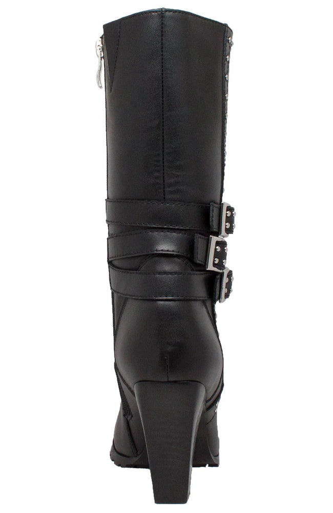 8627 Women's Side Zipper Harness Boot  Thunderbird Speed Shop