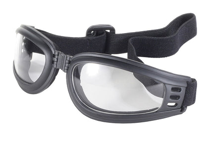 4525 Nomad Goggle Black Frame- Clear Lens  Thunderbird Speed Shop