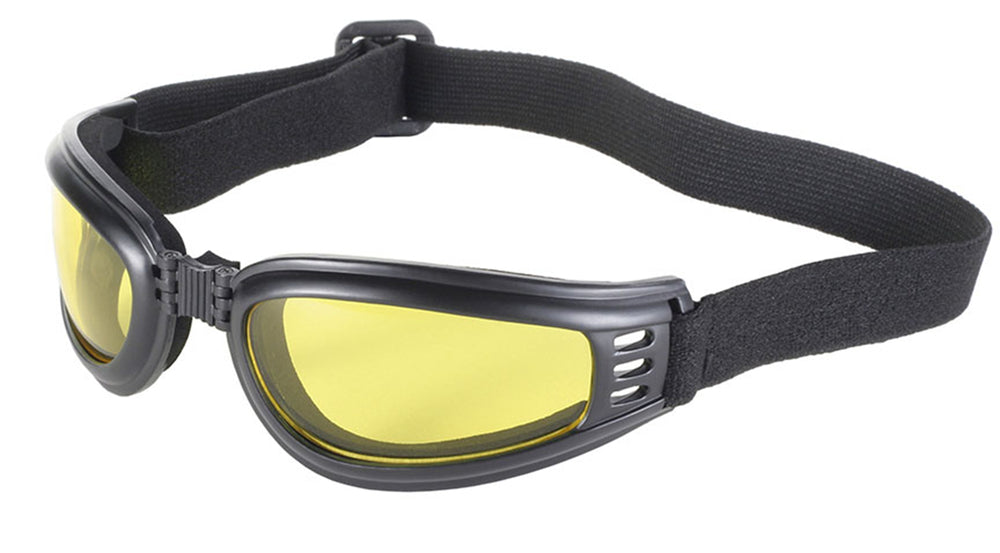 45212 Nomad Goggle Black Frame- Yellow Lens  Thunderbird Speed Shop