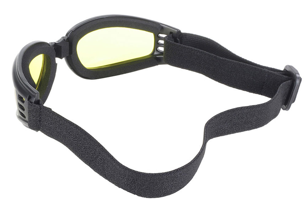 45212 Nomad Goggle Black Frame- Yellow Lens  Thunderbird Speed Shop