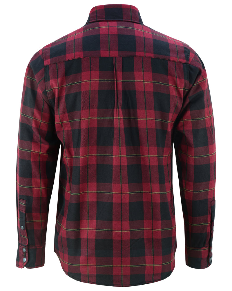 DS4682 Flannel Shirt - Red and Black  Thunderbird Speed Shop