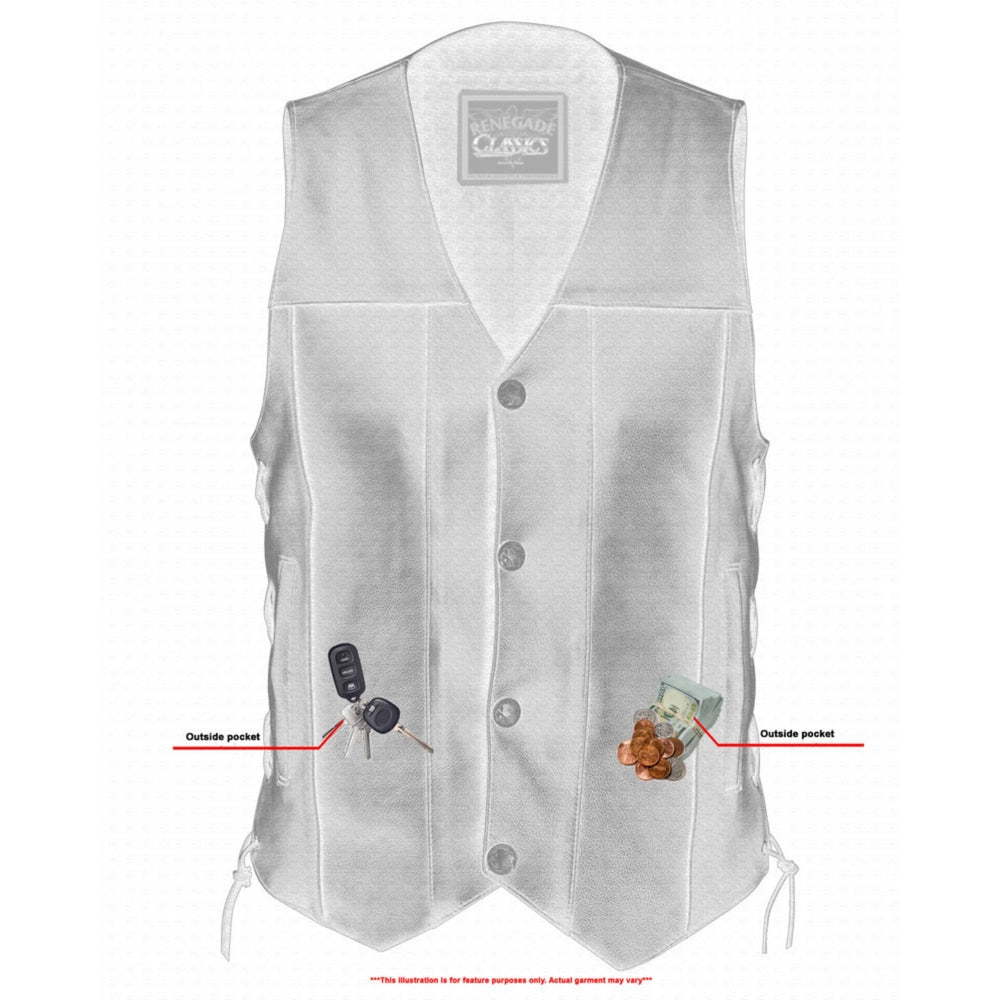 RC105 Men's Single Panel Concealed Carry Vest  Thunderbird Speed Shop