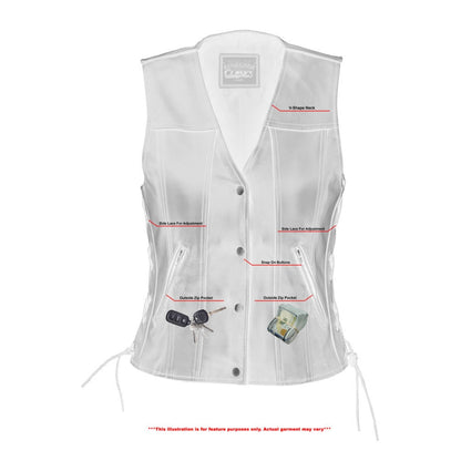 RC205 Women's Single Back Panel Concealed Carry Vest  Thunderbird Speed Shop