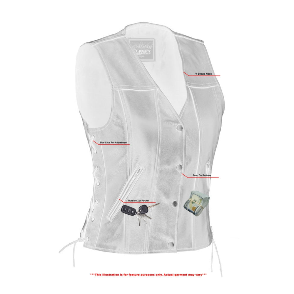 RC205 Women's Single Back Panel Concealed Carry Vest  Thunderbird Speed Shop