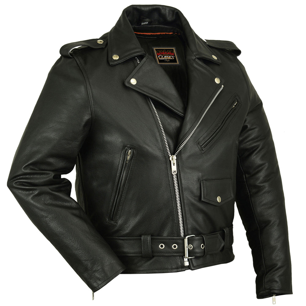 RC730 Men's Classic Plain Side Police Style Jacket  Thunderbird Speed Shop