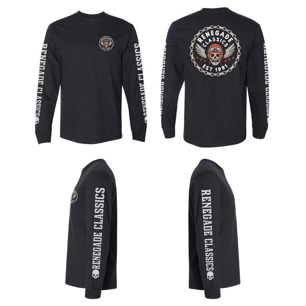 RC7002 Chain Skull Long Sleeve  Thunderbird Speed Shop