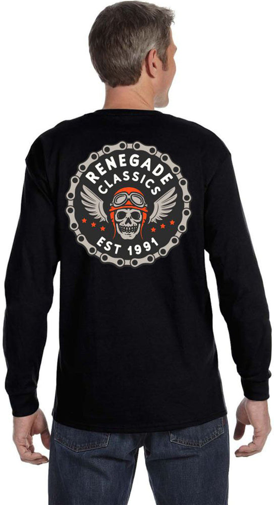 RC7002 Chain Skull Long Sleeve  Thunderbird Speed Shop