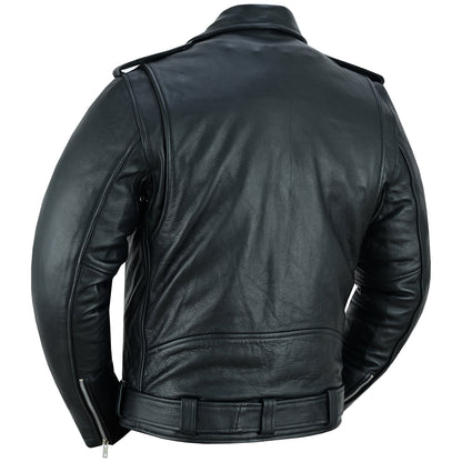 DS732 Men's Premium Classic Plain Side Police Style Jacket  Thunderbird Speed Shop