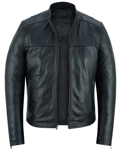 Wanton Men's Fashion Leather Jacket  Thunderbird Speed Shop