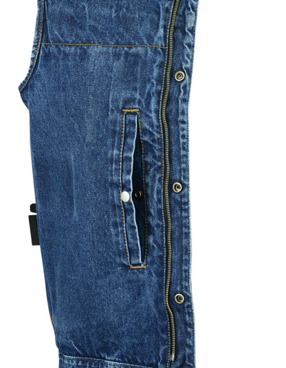 DM981BU Concealed Snaps, Denim Material, Hidden Zipper, w/o Collar  Thunderbird Speed Shop