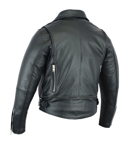 DS737 Men's Modern Full Cut Beltless Biker Jacket  Thunderbird Speed Shop