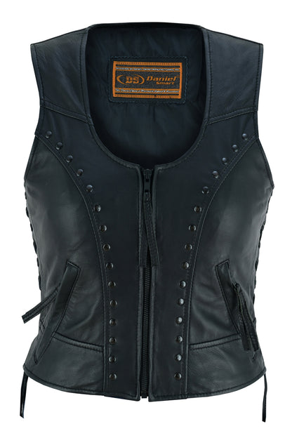 DS241 Women's Lightweight Vest with Rivets Detailing  Thunderbird Speed Shop