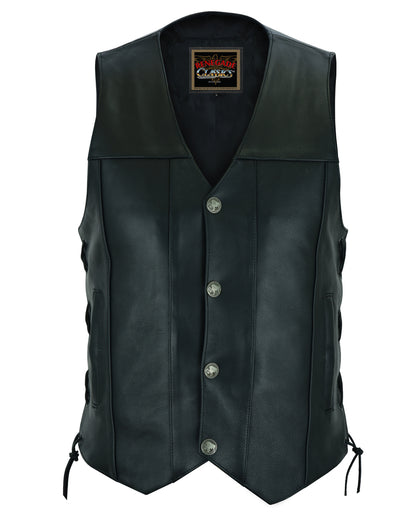 RC142 Men's Single Back Panel Concealed Carry Vest (Buffalo Nickel He  Thunderbird Speed Shop