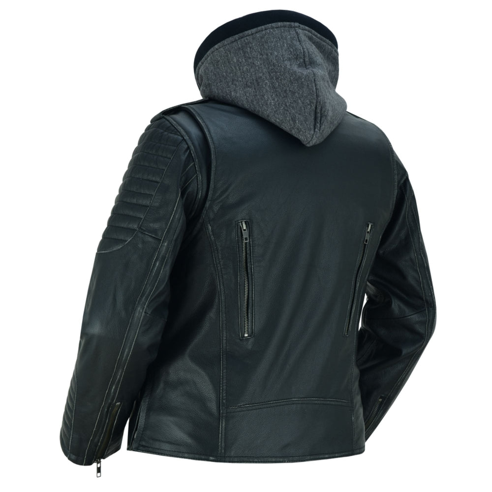 RC877 Women's M/C Jacket with Rub-Off Finish  Thunderbird Speed Shop