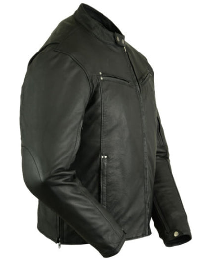 DS742 Men's Lightweight Drum Dyed Naked Lambskin Jacket  Thunderbird Speed Shop