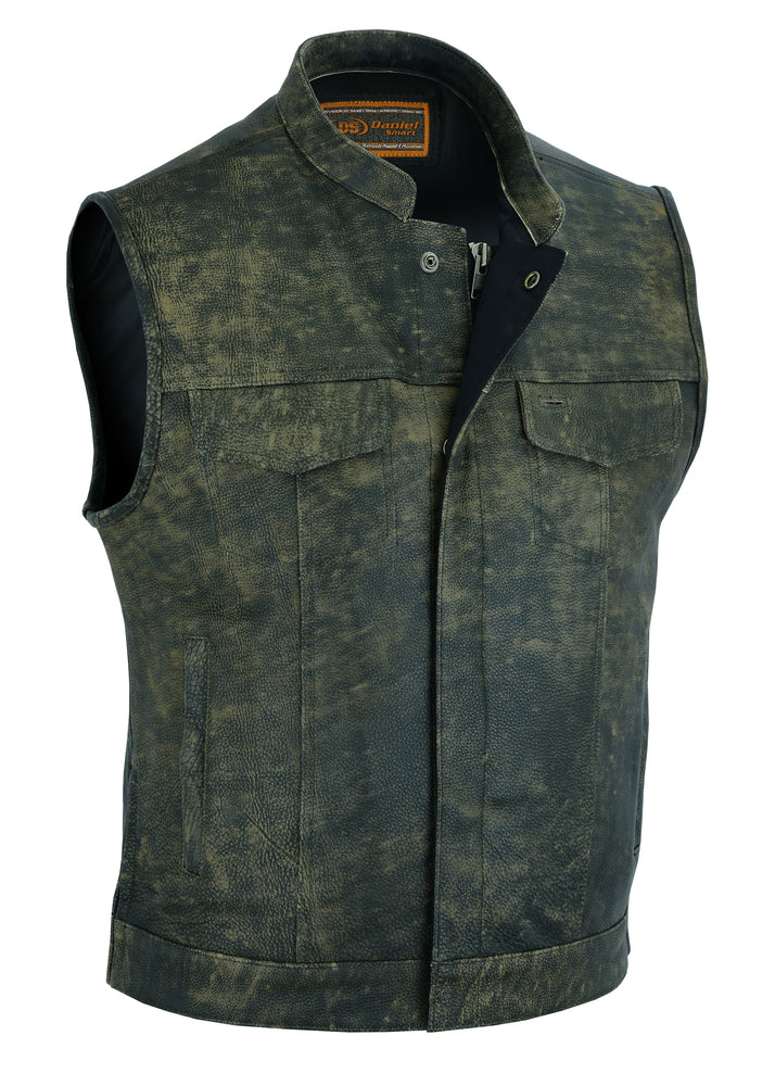 DS108 Men's Conceal Carry Antique Brown Vest  Thunderbird Speed Shop