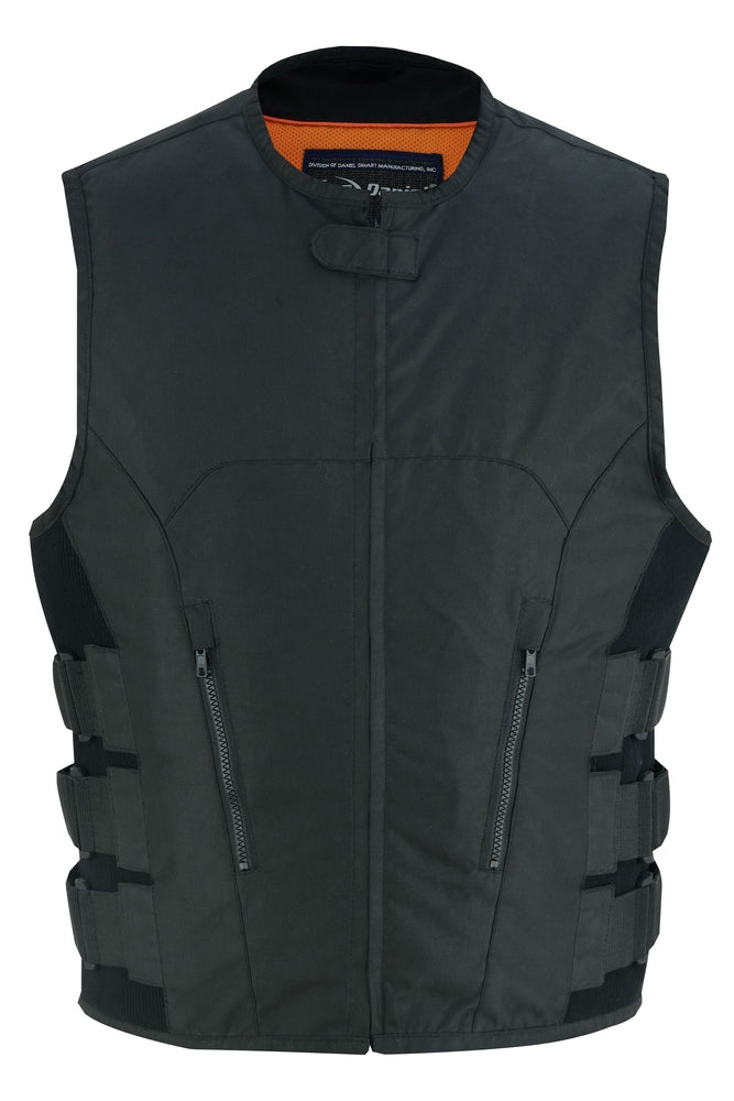 DS112BK Men's Textile Updated SWAT Team Style Vest  Thunderbird Speed Shop