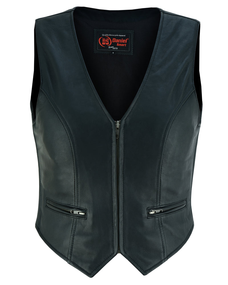 DS238 Women's Stylish Lightweight Zipper Front Vest  Thunderbird Speed Shop