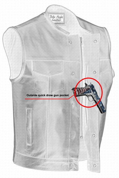 AM9193 Concealed Snap Closure, Without Collar & Hidden Zipper  Thunderbird Speed Shop