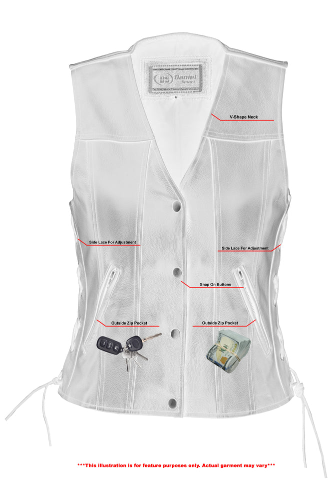 DS205 Women's Single Back Panel Concealed Carry Vest  Thunderbird Speed Shop