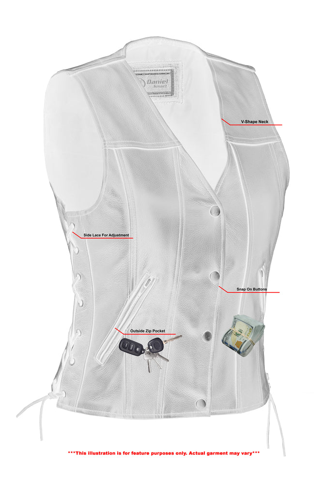 DS205 Women's Single Back Panel Concealed Carry Vest  Thunderbird Speed Shop