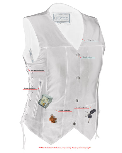 DS201  Women's 6 Pocket Utility Vest  Thunderbird Speed Shop