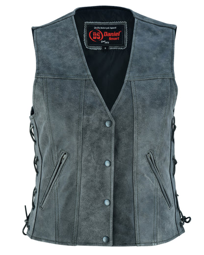 DS205V Women's Gray Single Back Panel Concealed Carry Vest  Thunderbird Speed Shop