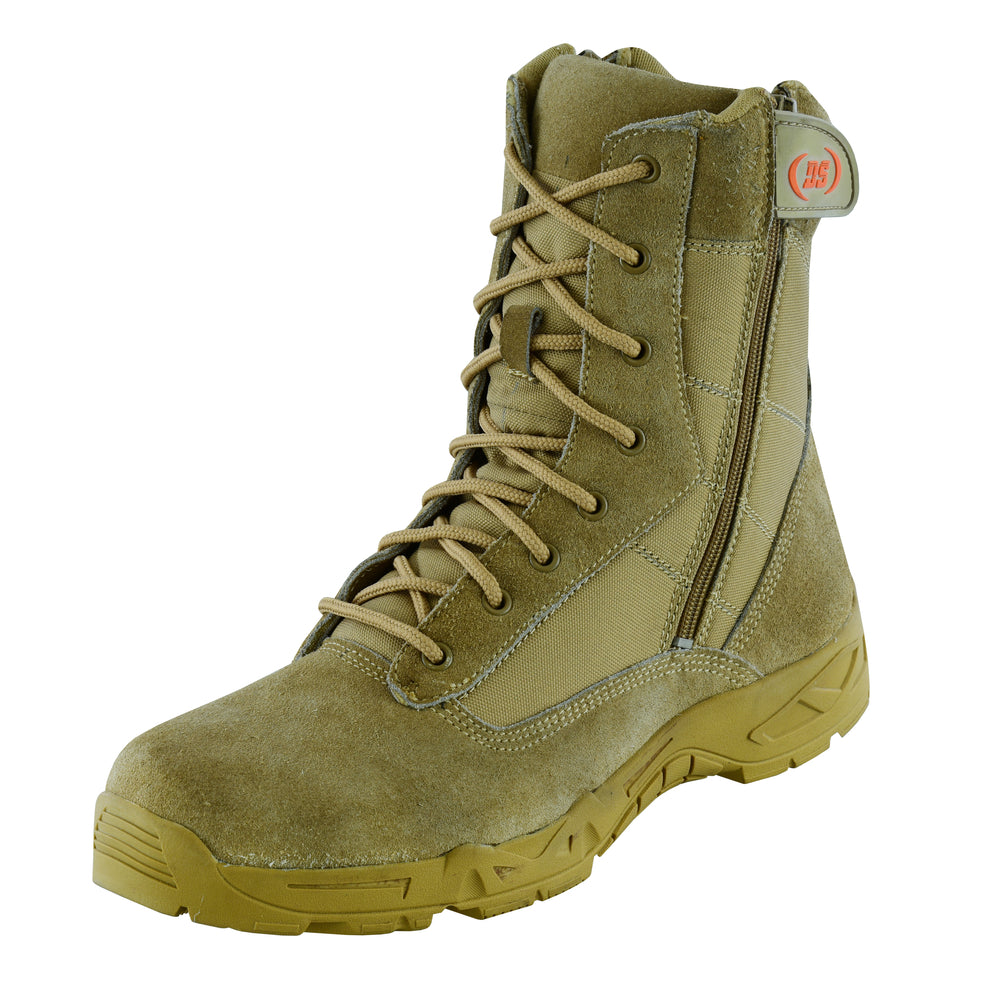 DS9783 Men's 9'' Desert Sand Tactical Boots  Thunderbird Speed Shop