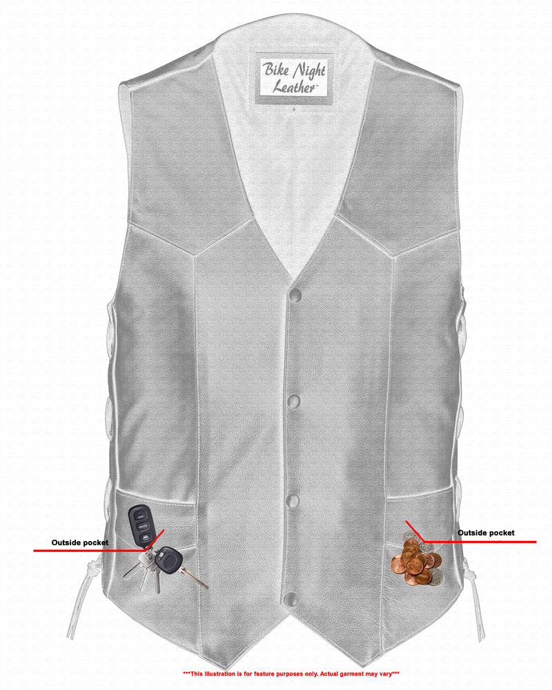 DS106 Men's Side Lace Economy Vest  Thunderbird Speed Shop