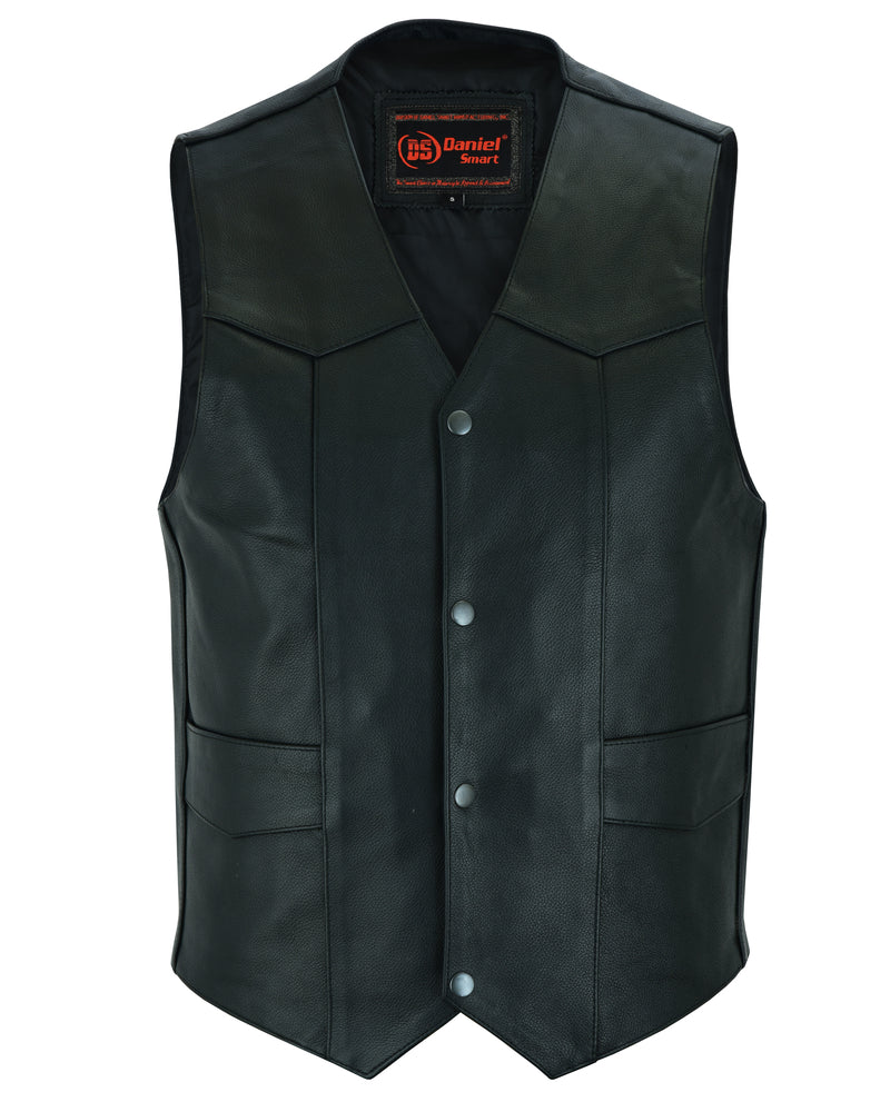 DS110 Traditional Single Back Panel Concealed Carry Vest  Thunderbird Speed Shop