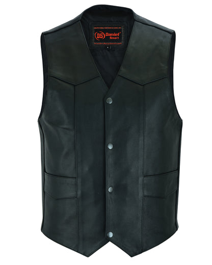 DS110 Traditional Single Back Panel Concealed Carry Vest  Thunderbird Speed Shop