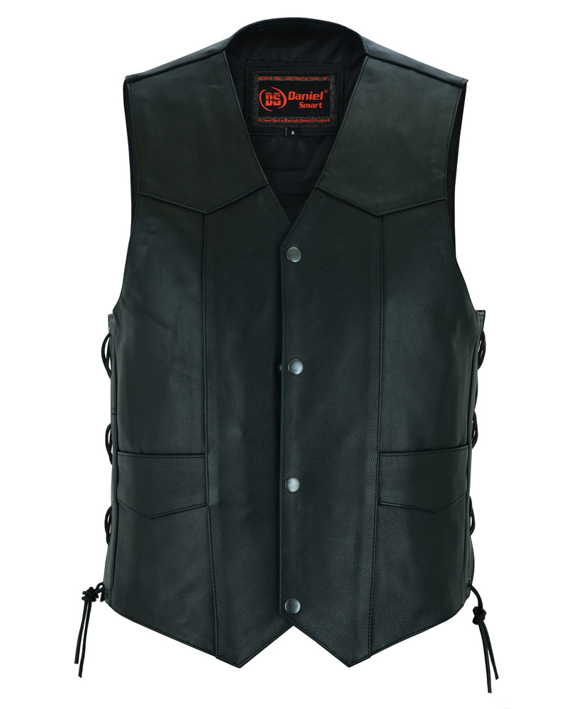 DS111 Traditional Single Back Panel Concealed Carry Vest  Thunderbird Speed Shop