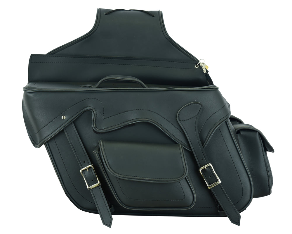 DS322 Two Strap Saddle Bag  Thunderbird Speed Shop