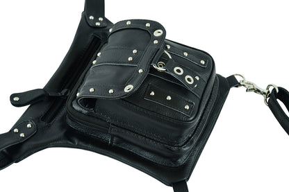 DS5853  Thigh Bag w/Waist belt  Thunderbird Speed Shop