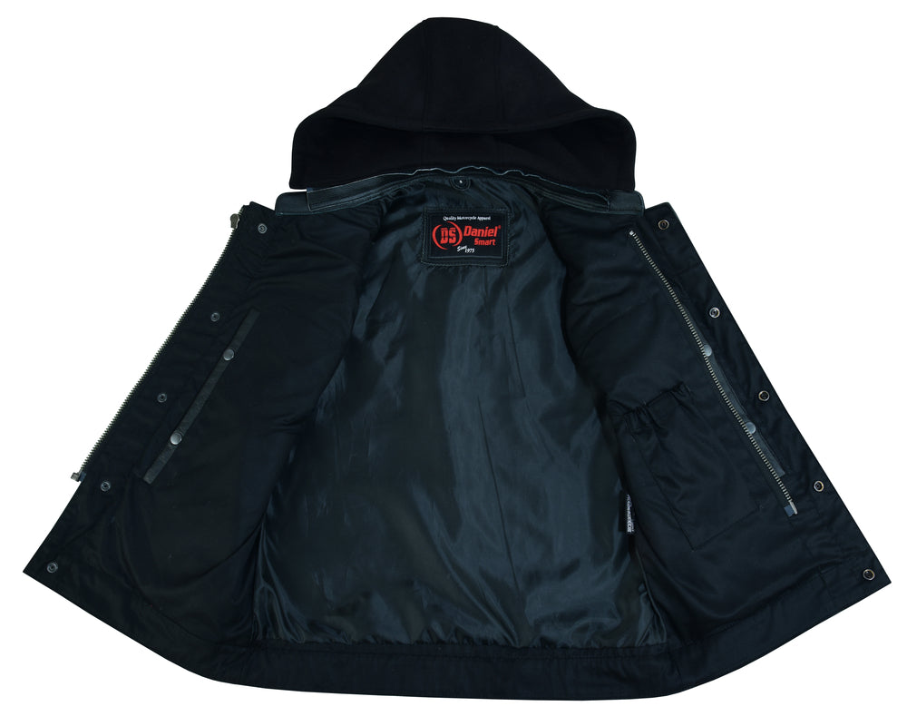 DS182 Concealed Snaps, Premium Naked Cowhide, Removable Hood & Hidden  Thunderbird Speed Shop